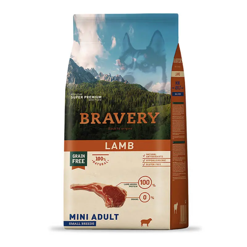 Bravery Mini Adult Lamb Alimento Perro 7kg