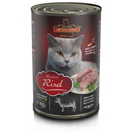 Leonardo Ternera QS Alimento Húmedo 400grs