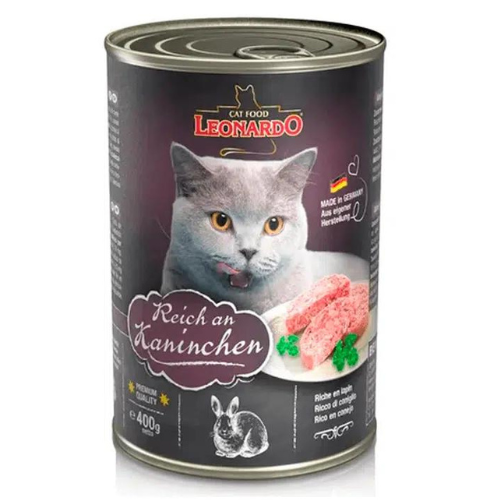 Leonardo Conejo QS Alimento Húmedo 400grs