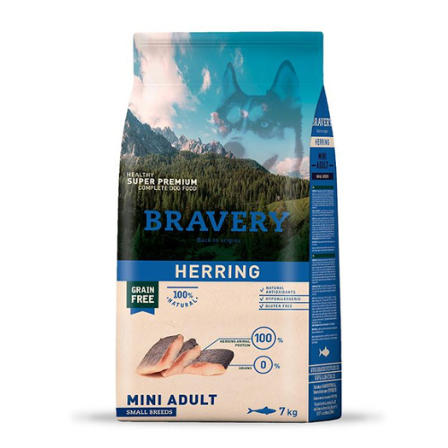 Bravery Mini Adult Herring 7Kg
