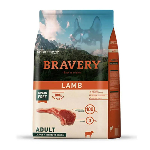 Bravery Adult Lamb 4Kg