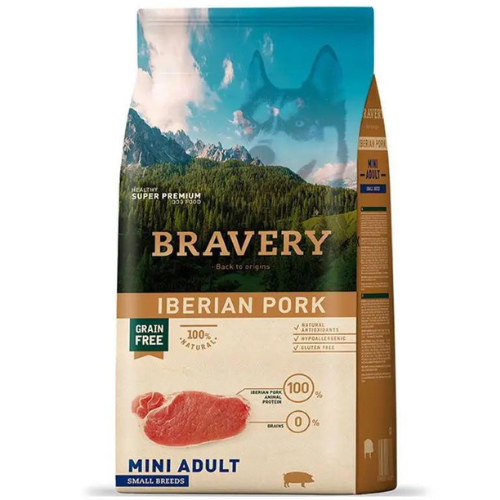 Bravery Mini Adulto Iberian Pork 7Kg