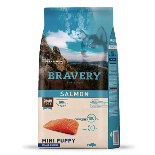 Bravery Mini Puppy Salmon 2Kg