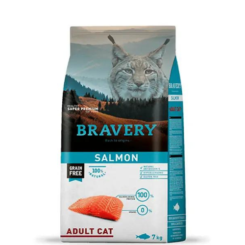 Bravery Adult Cat Salmon 7Kg