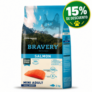 BRAVERY SALMON MINI ADULT SMALL BREEDS 2 KG