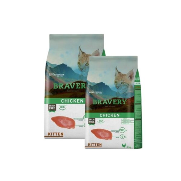 Bravery Kitten Pollo 2kg - Imagen 2