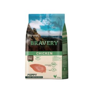 Bravery Medium Puppy Pollo 4kg