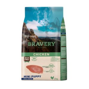 Bravery Mini Puppy Pollo 2kg