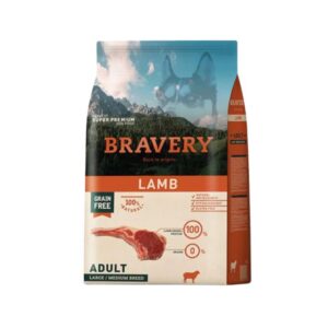 Bravery Perro Medium Adulto Cordero 4kg