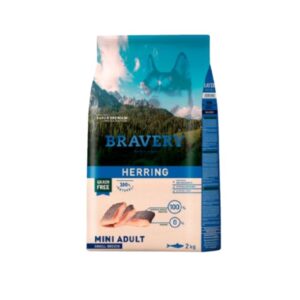 Bravery Perro Mini Adulto Arenque 2kg
