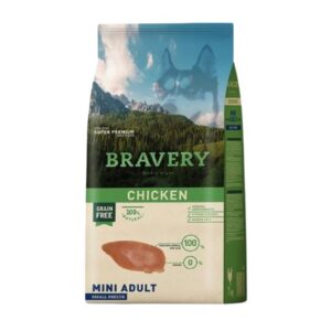 Bravery Perro Mini Adulto Pollo 2kg