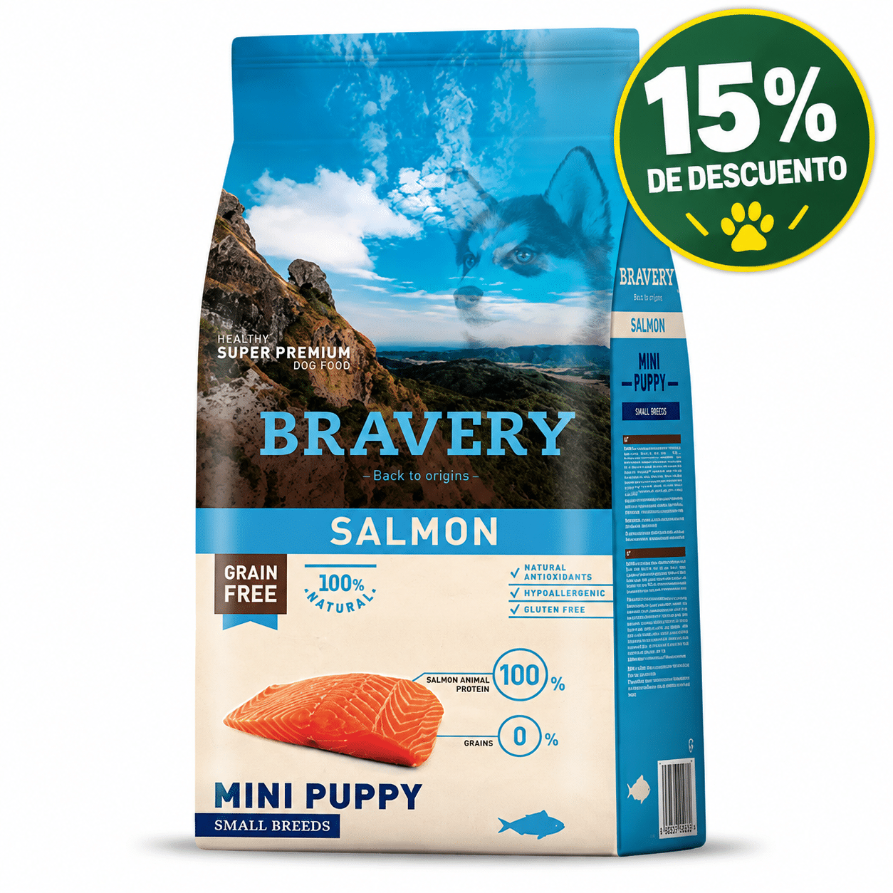 Bravery Cachorro Salmón Razas Pequeñas