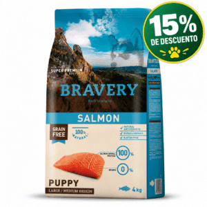 Bravery Salmon Puppy Medium Large Breed 4 KG