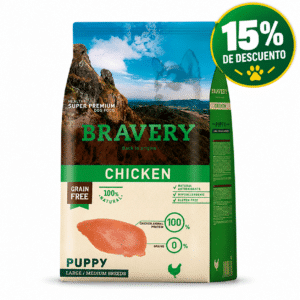 BRAVERY CHICKEN PUPPY LARGEMEDIUM BREEDS 4 KG