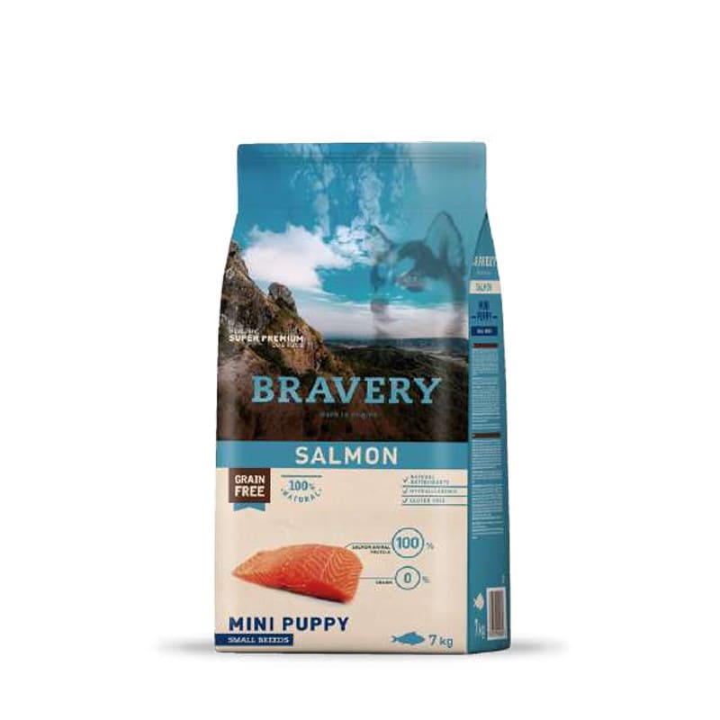 Bravery Salmón Mini Puppy Small Breeds 7 Kg - Imagen 2